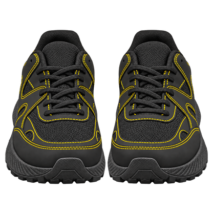 Tennis industrial SHEIN Negro amarillo 5903
