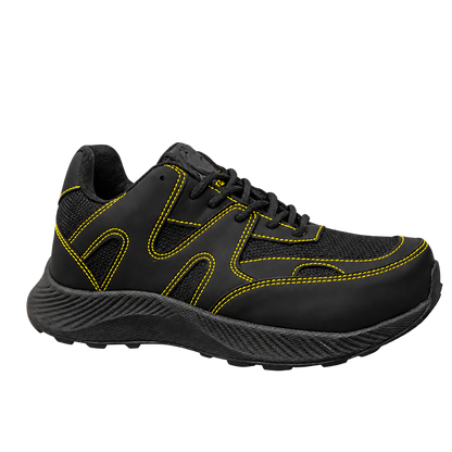 Tennis industrial SHEIN Negro amarillo 5903