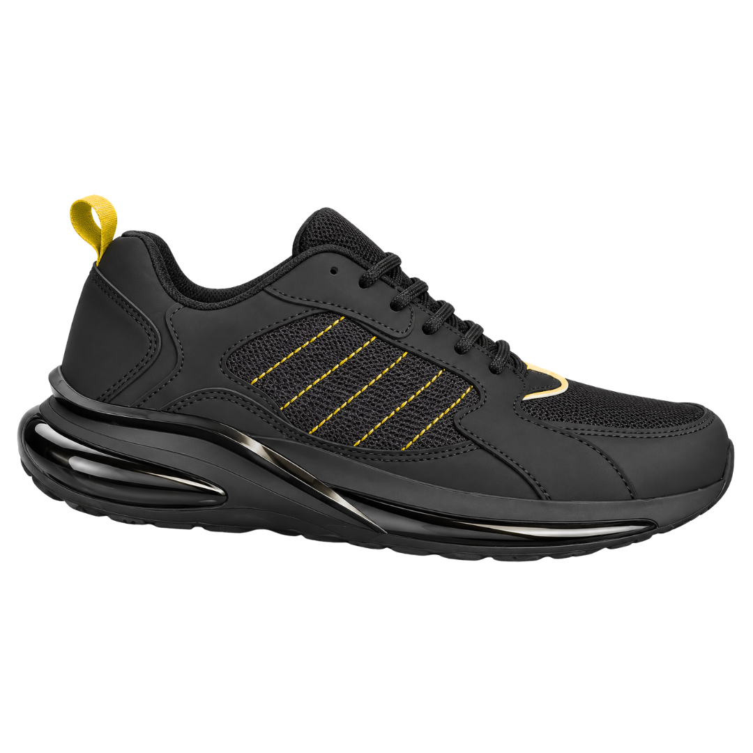 Tennis Industrial VALENTINA Negro Amarillo 5103