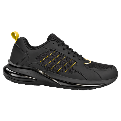 Tennis Industrial VALENTINA Negro Amarillo 5103