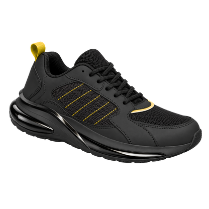 Tennis Industrial VALENTINA Negro Amarillo 5103