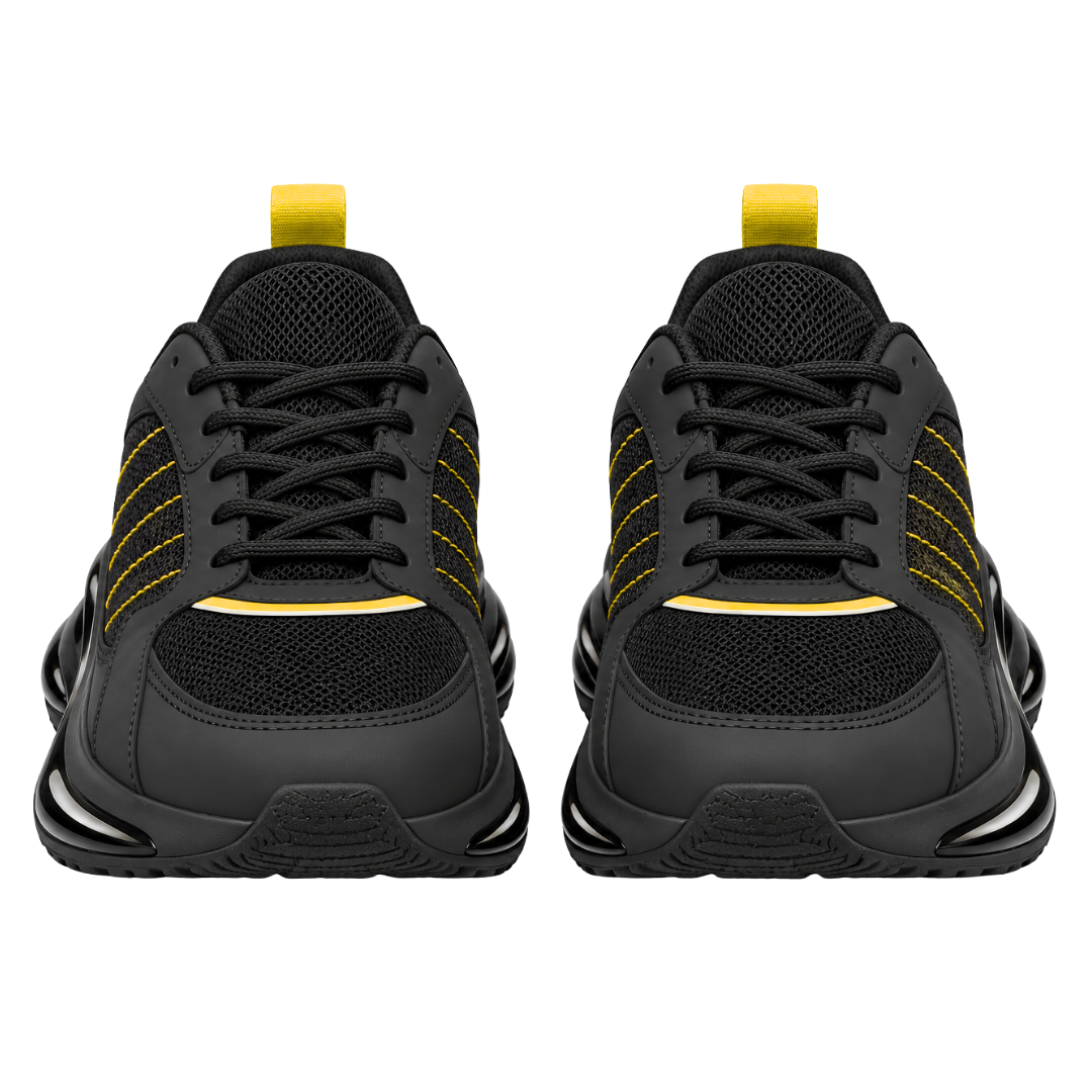 Tennis Industrial VALENTINA Negro Amarillo 5103