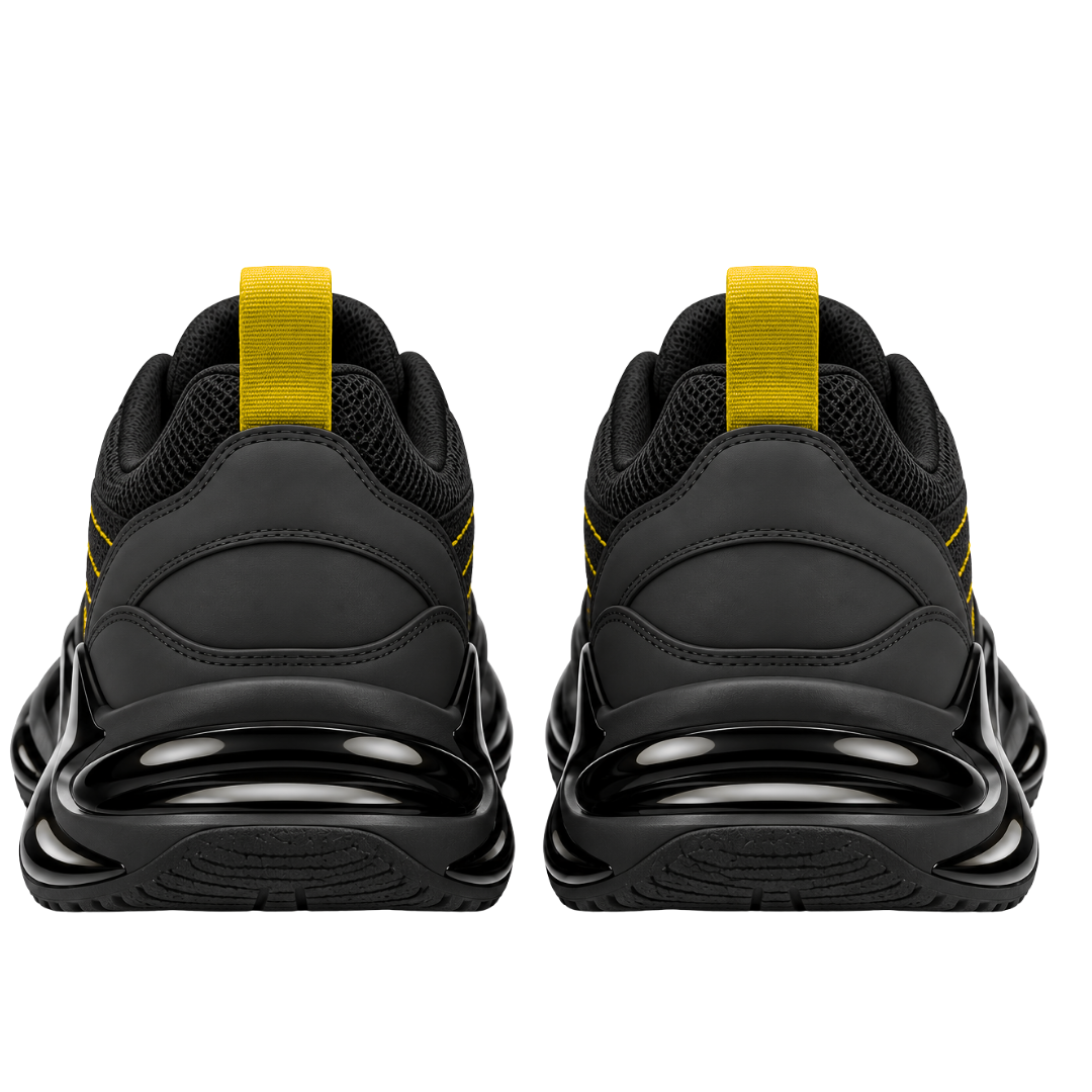 Tennis Industrial VALENTINA Negro Amarillo 5103