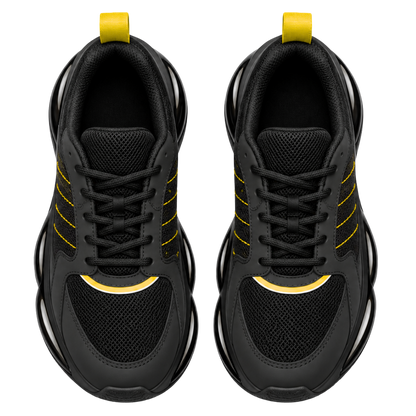 Tennis Industrial VALENTINA Negro Amarillo 5103