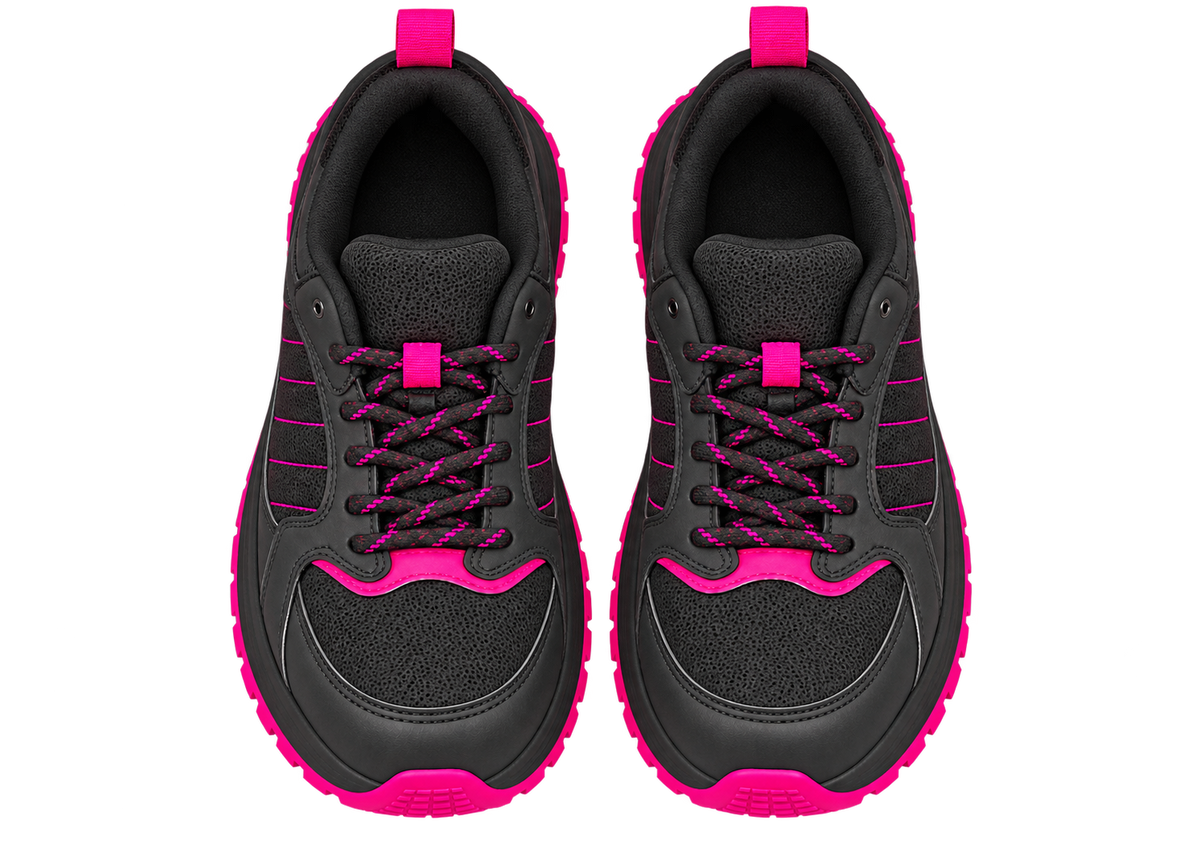 Tenis industrial PUMA Negro rosa 5100