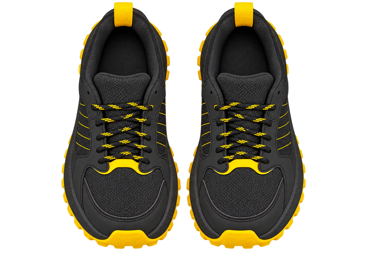 Tennis industrial PUMA Negro amarillo 5101