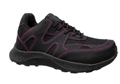 Tenis industriales SHEIN Negro rosa 5903