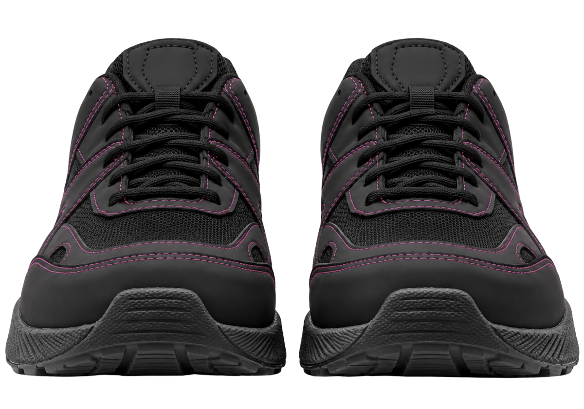 Tenis industriales SHEIN Negro rosa 5903