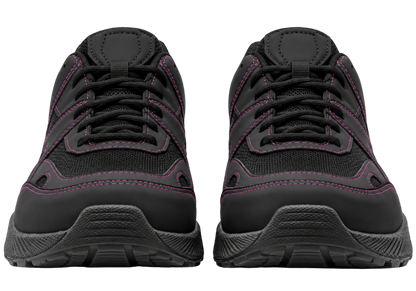 Tenis industriales SHEIN Negro rosa 5903
